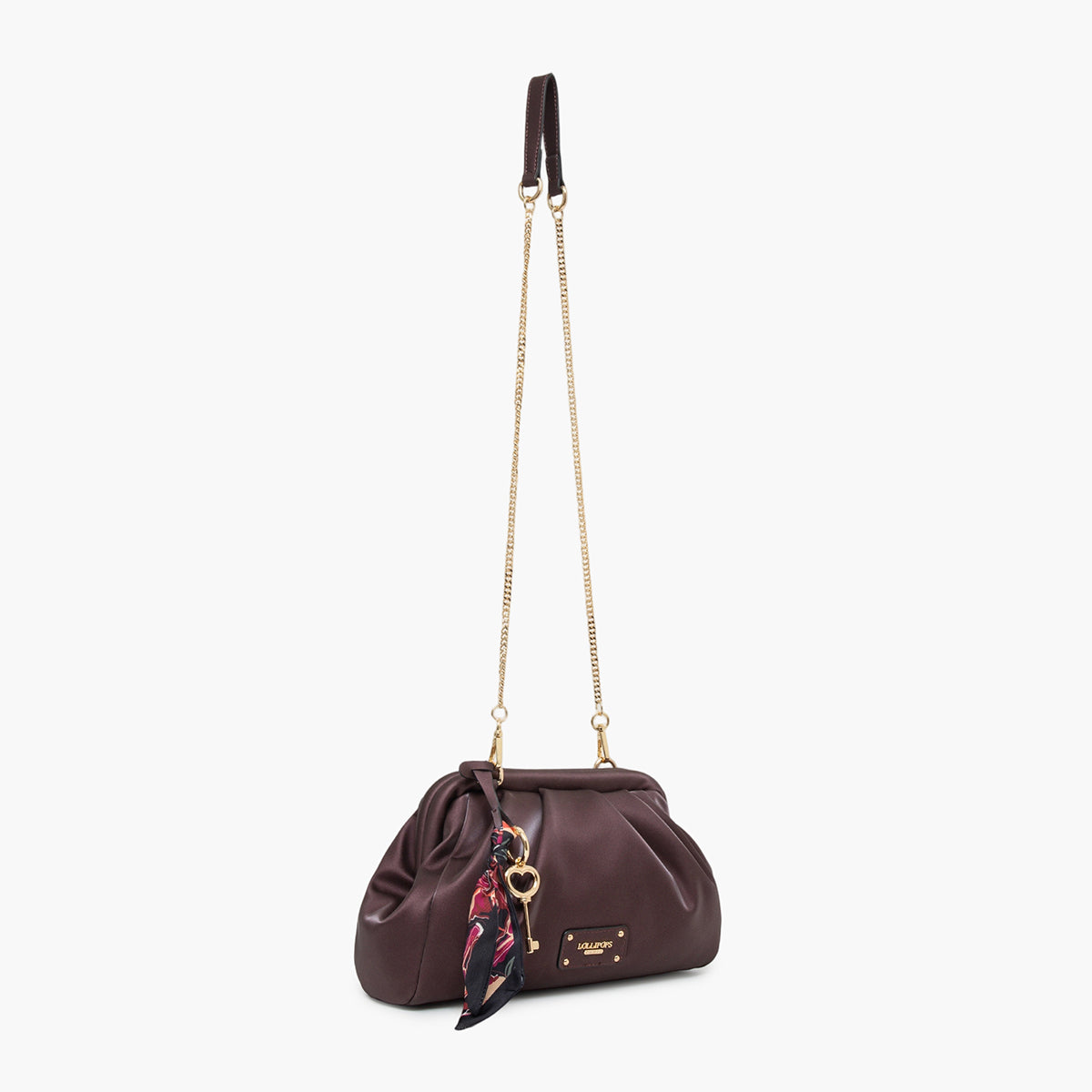 Pochette M bordeaux Teya