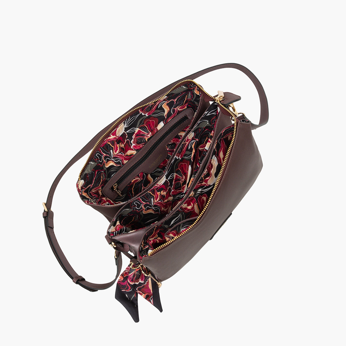 Sac multi poches bordeaux Teya