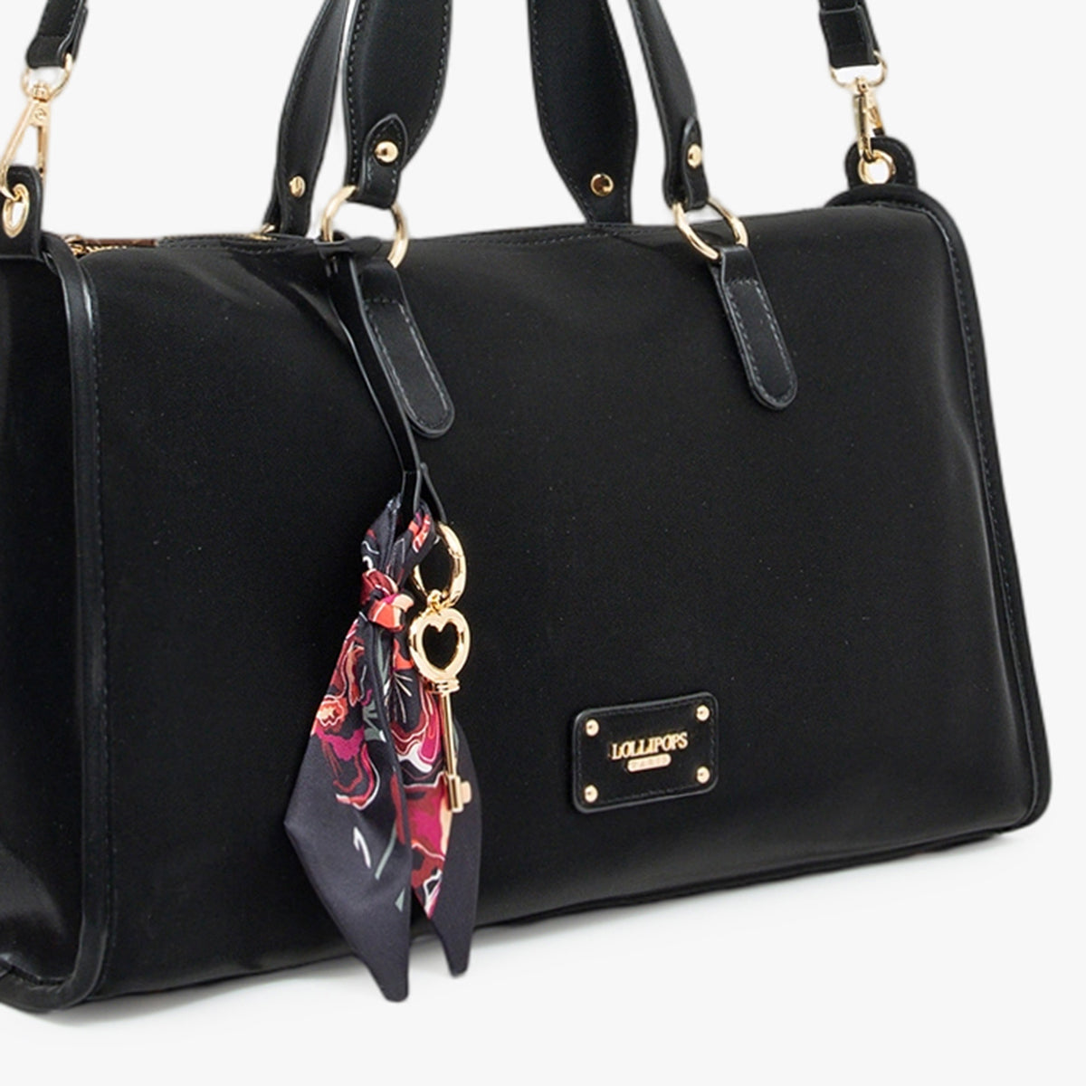 Grand sac shopper noir Teya