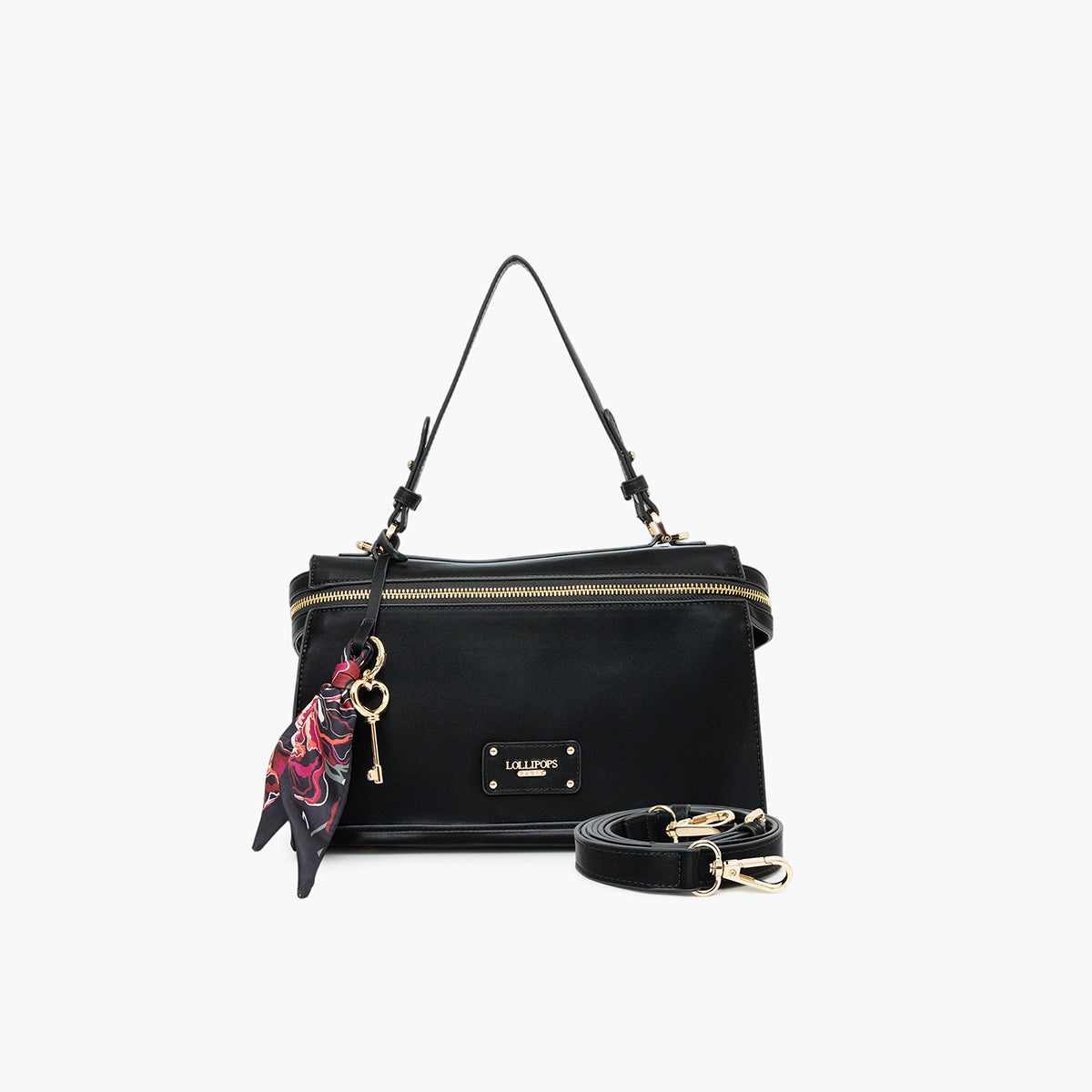 Petit sac shopper noir Teya