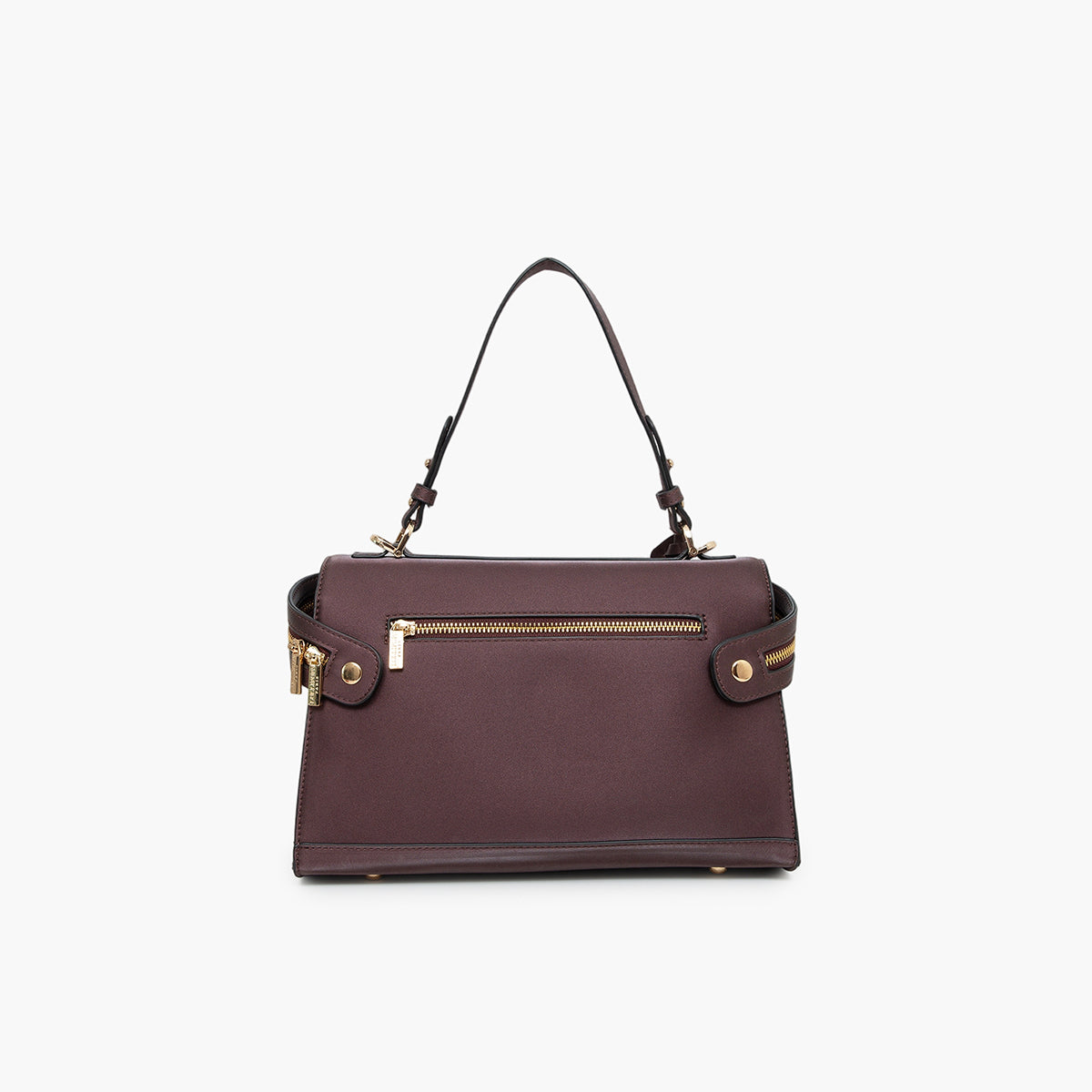 Petit sac shopper bordeaux Teya