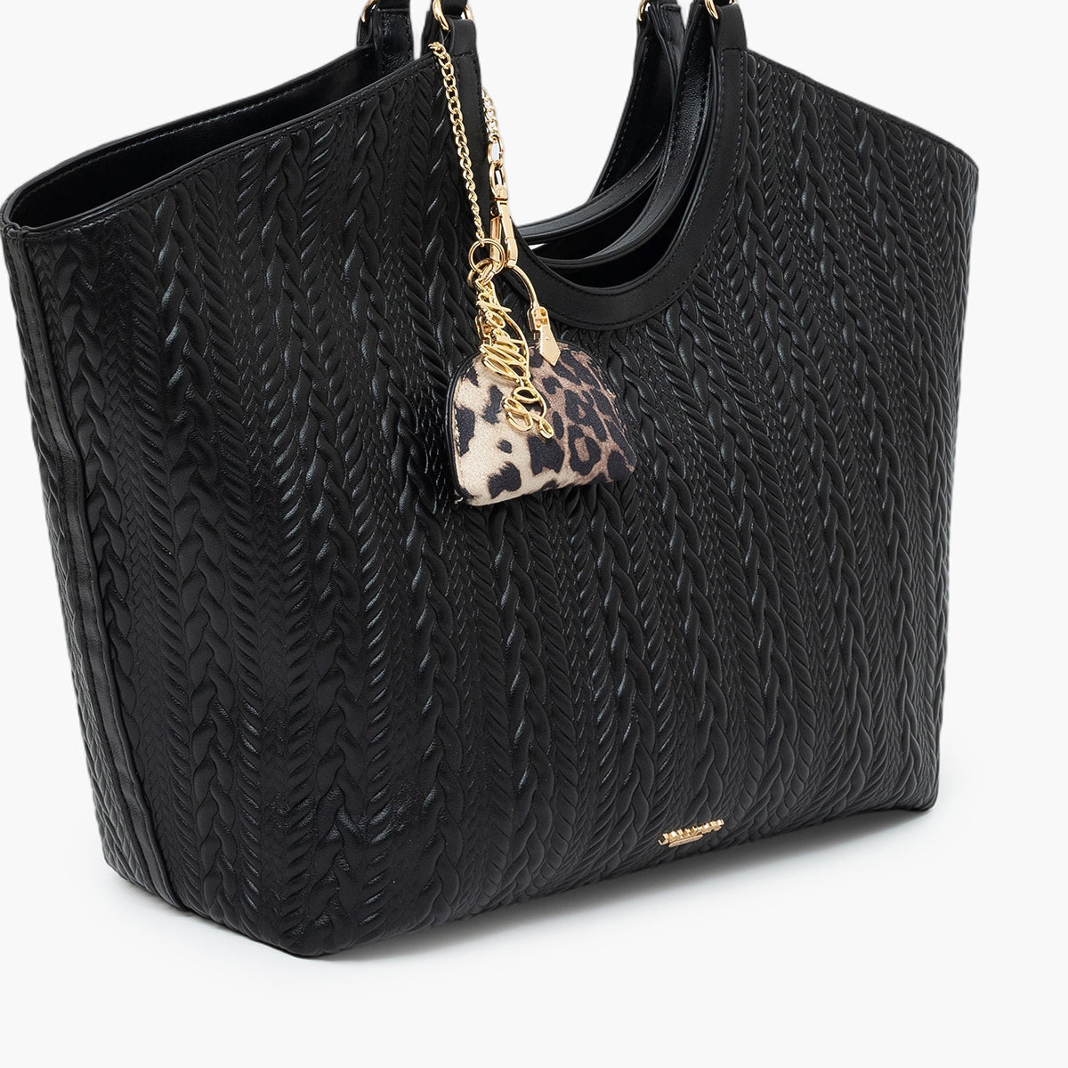 Grand sac shopper noir Tommylee