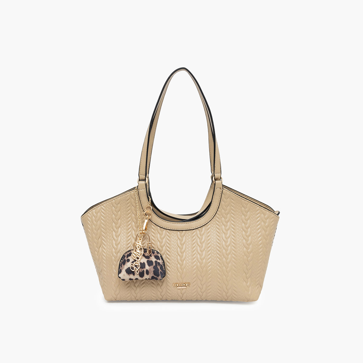 Petit sac shopper beige Tommylee