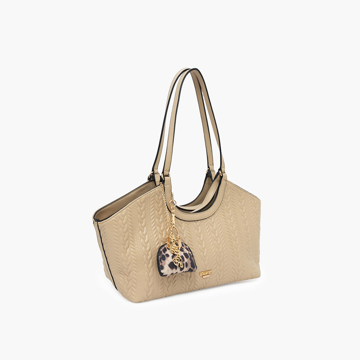 Petit sac shopper beige Tommylee