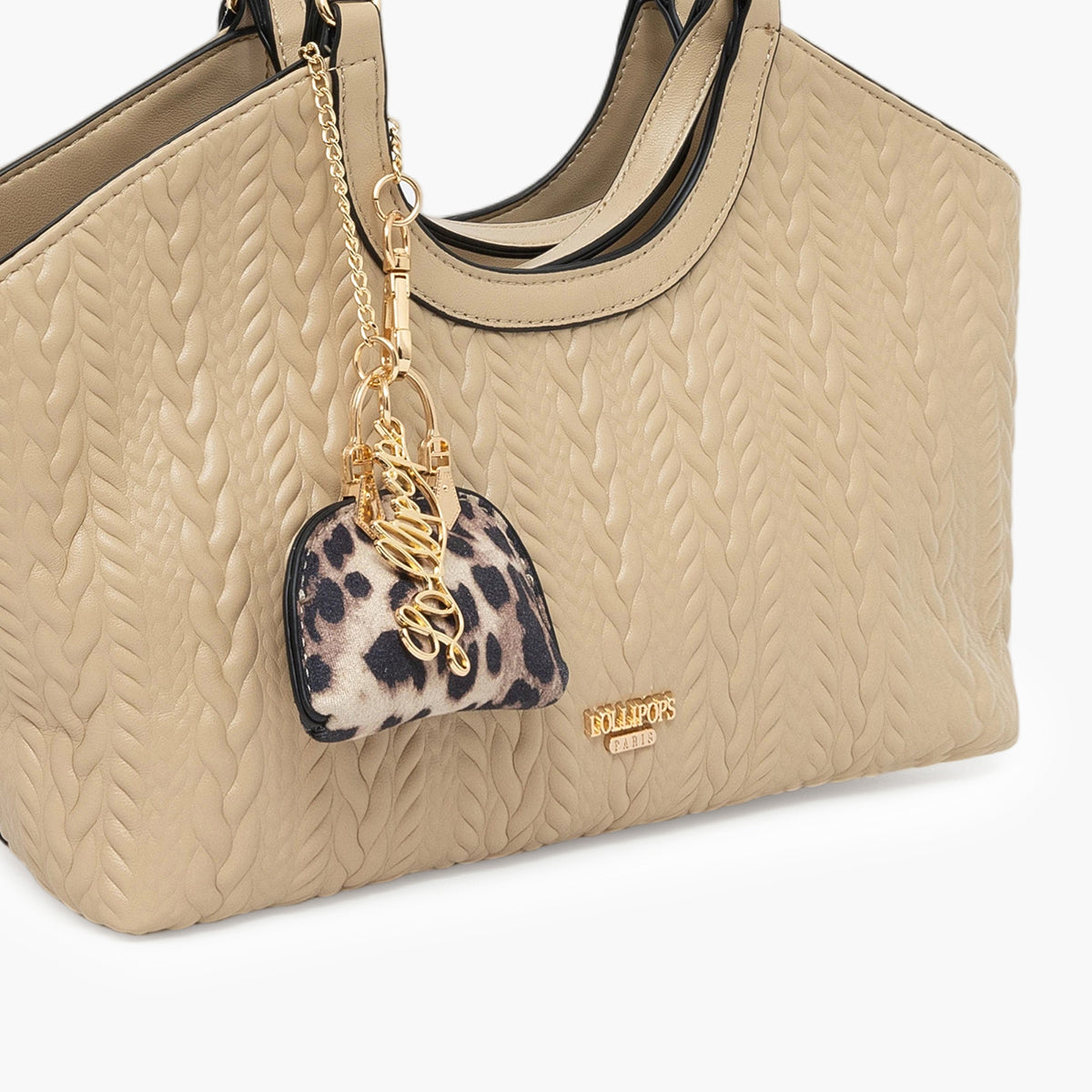 Petit sac shopper beige Tommylee