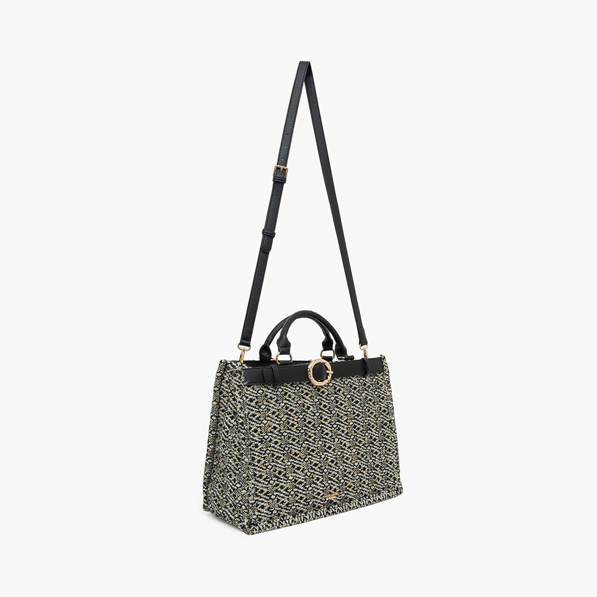 Grand sac shopper noir Toundra