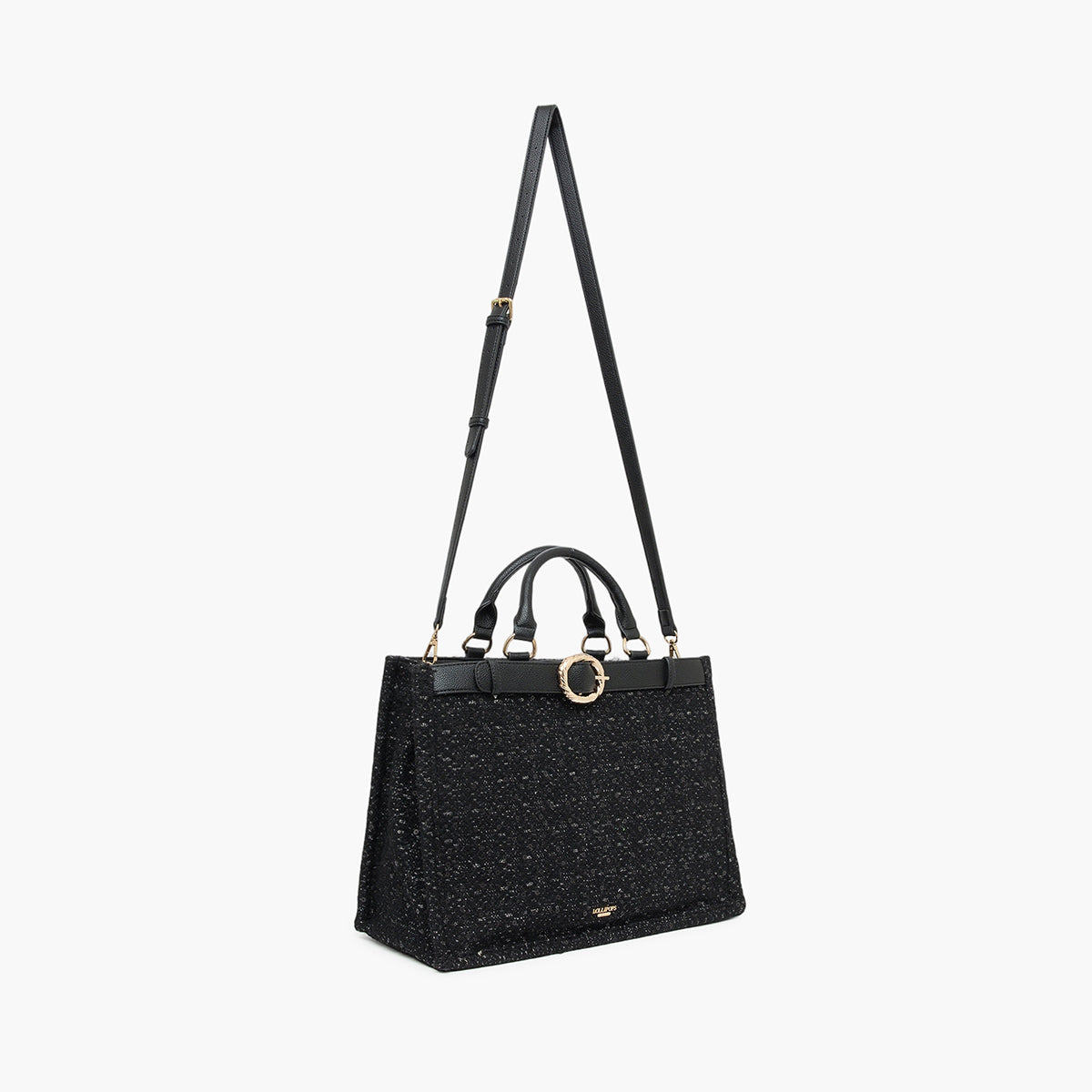 Grand sac shopper noir Toundra