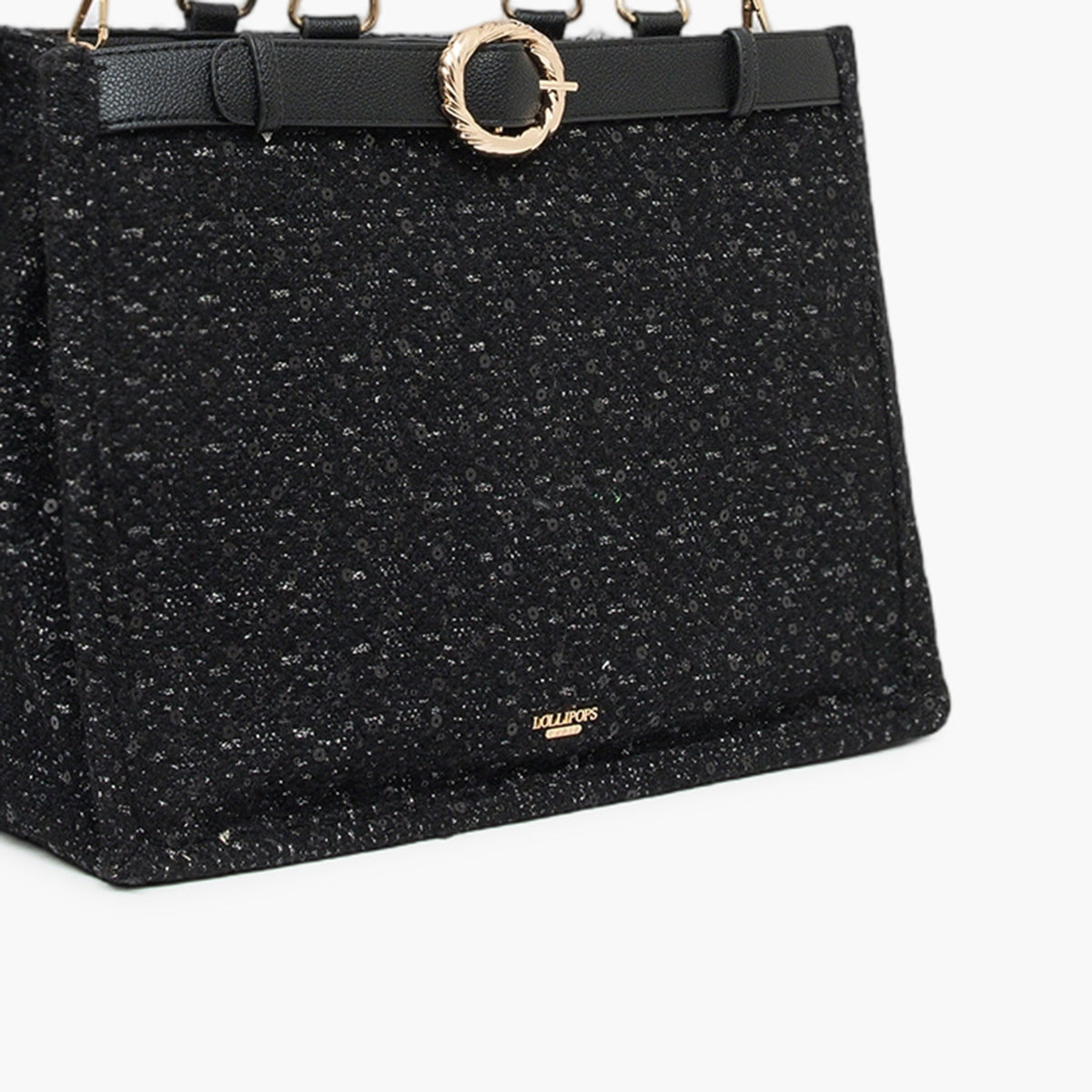 Grand sac shopper noir Toundra