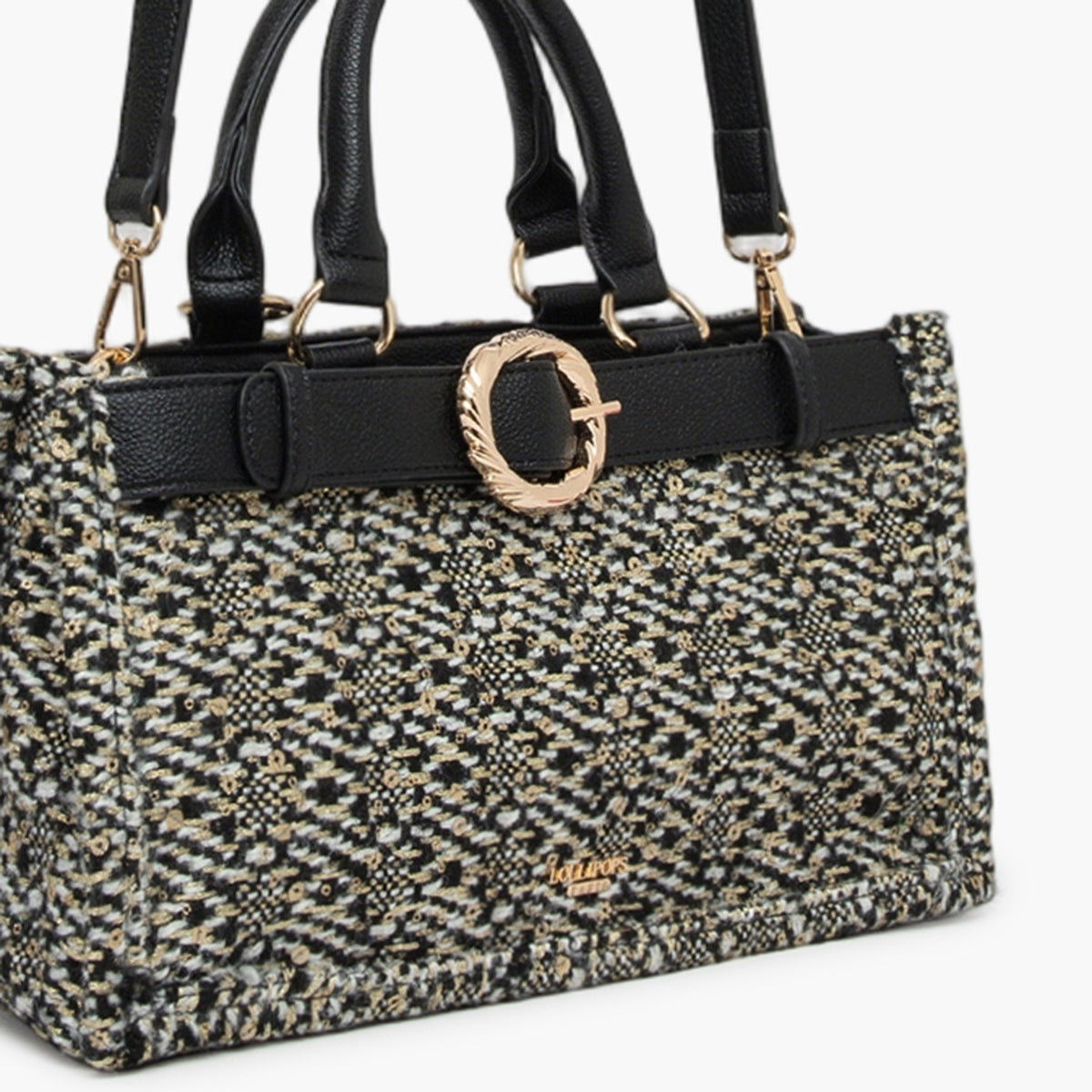 Sac shopper noir Toundra