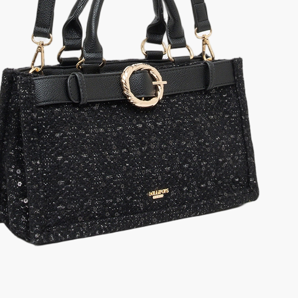 Sac shopper noir Toundra