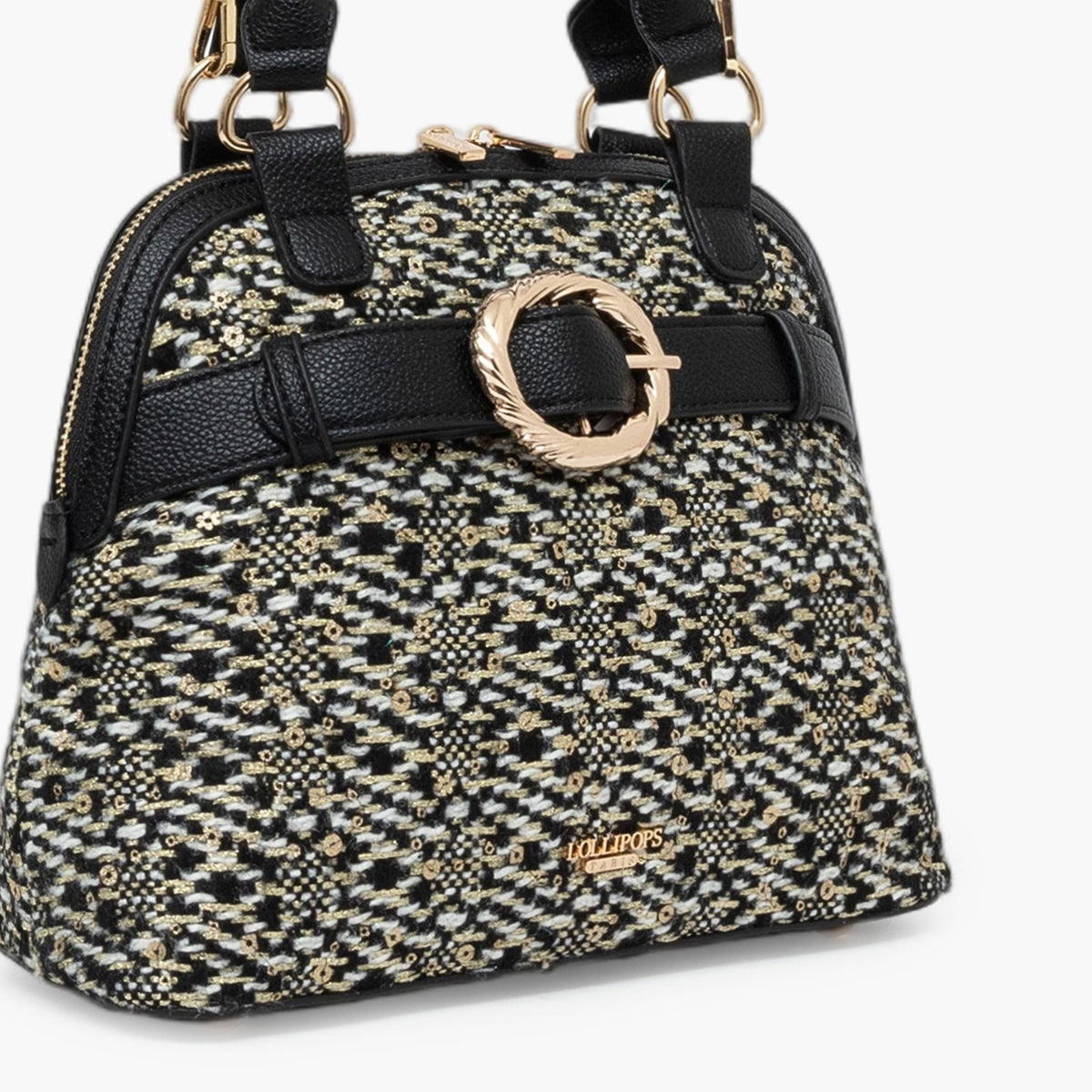 Petit sac shopper noir Toundra