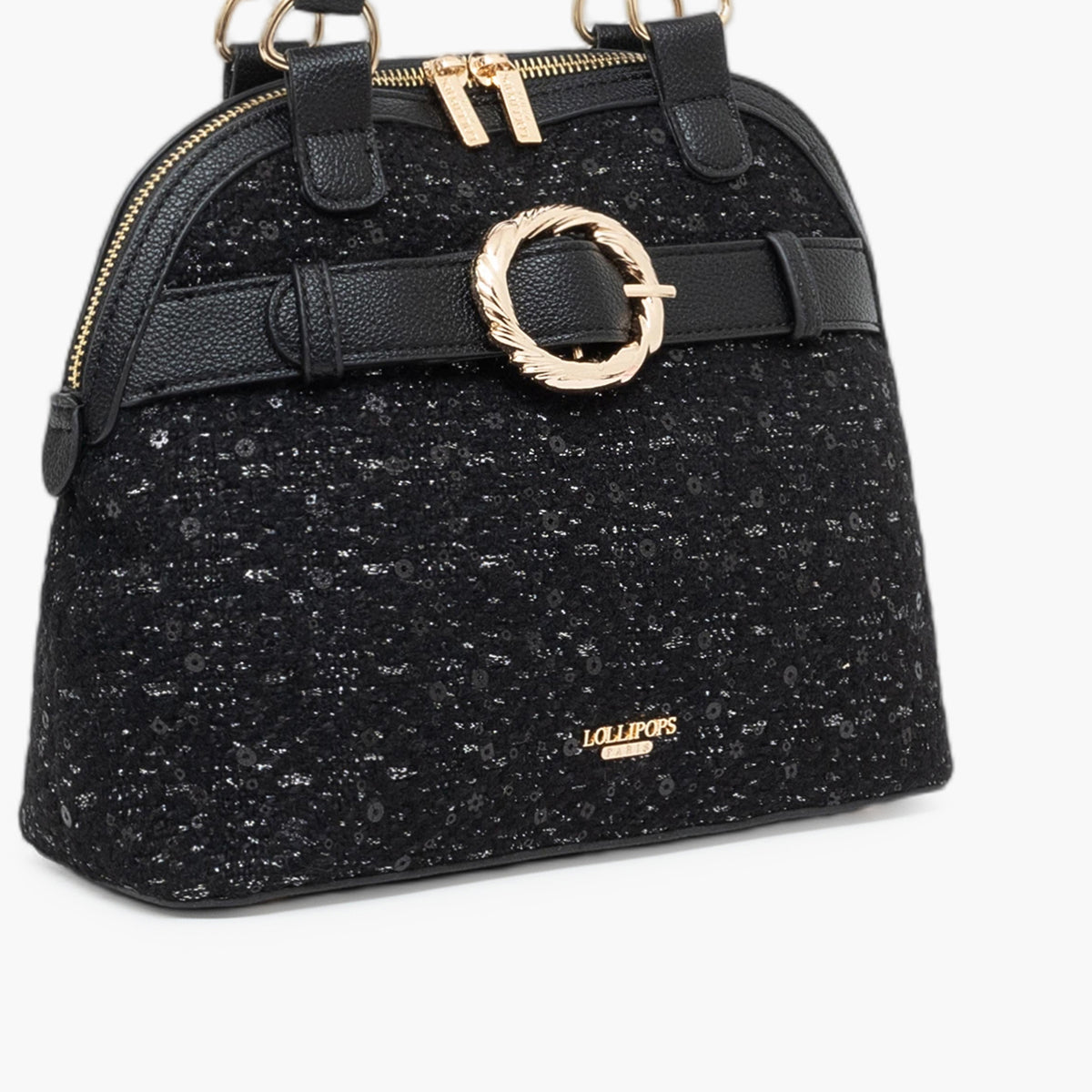 Petit sac shopper noir Toundra