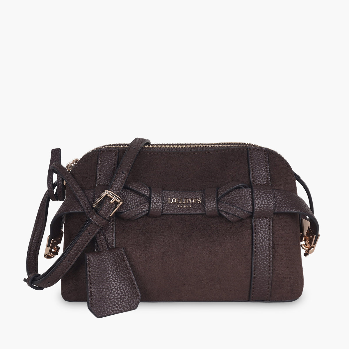 Petit sac multi poches marron Taja