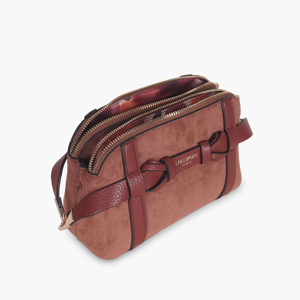 Petit sac multi poches brique Taja