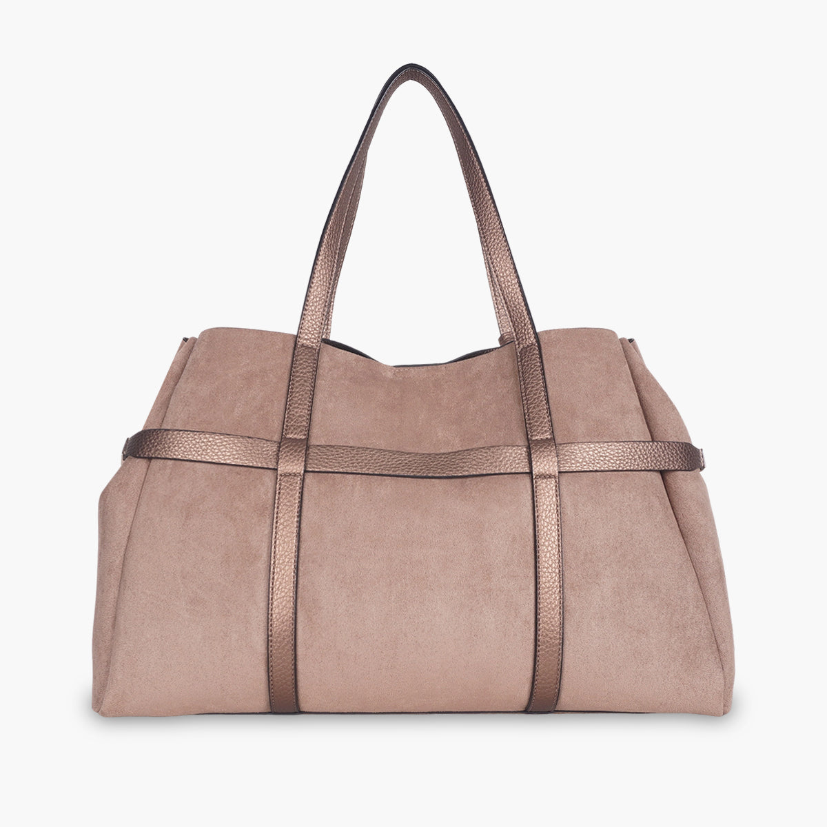 Grand sac shopper taupe Taja