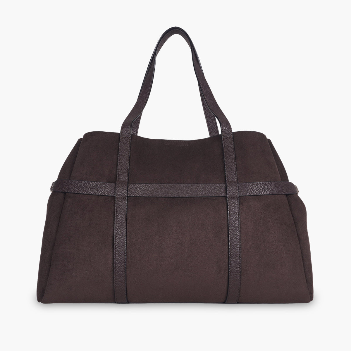 Grand sac shopper marron Taja