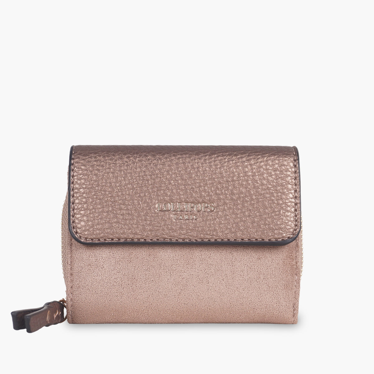Portefeuille taupe Taja