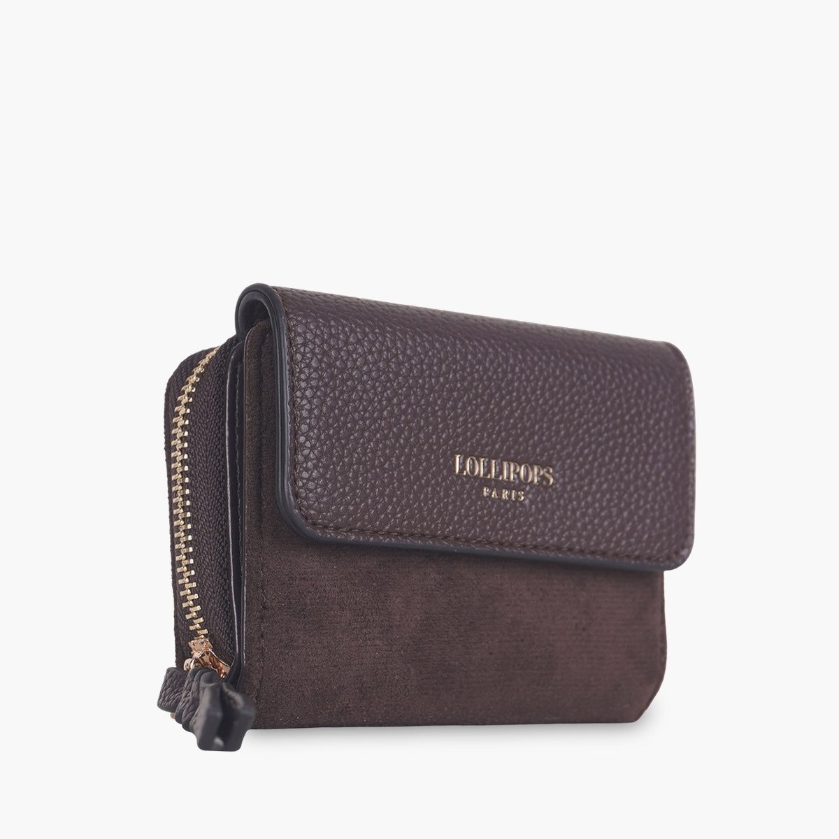 Portefeuille marron Taja