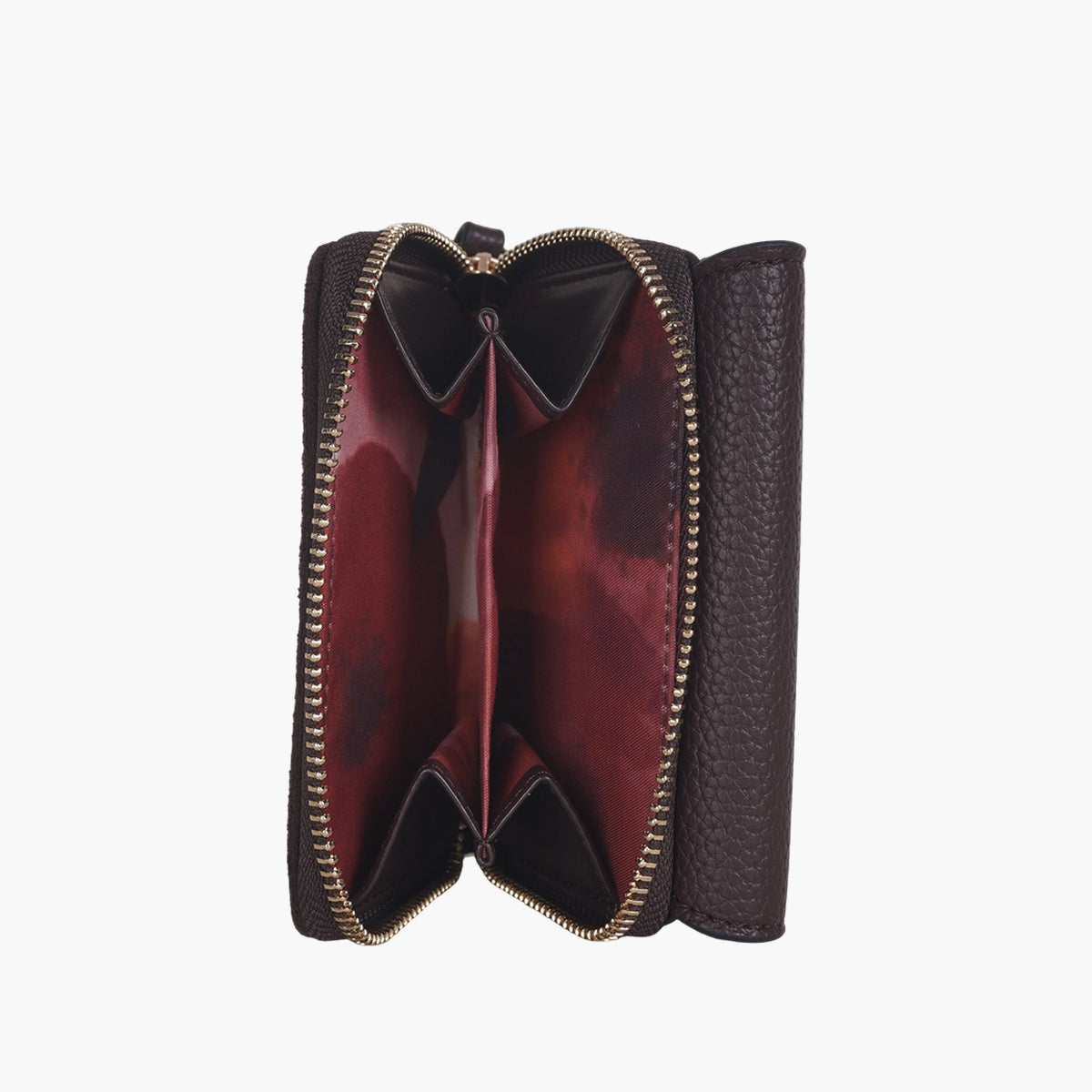 Portefeuille marron Taja