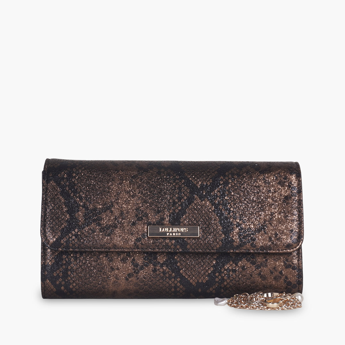 Pochette dorée Terry