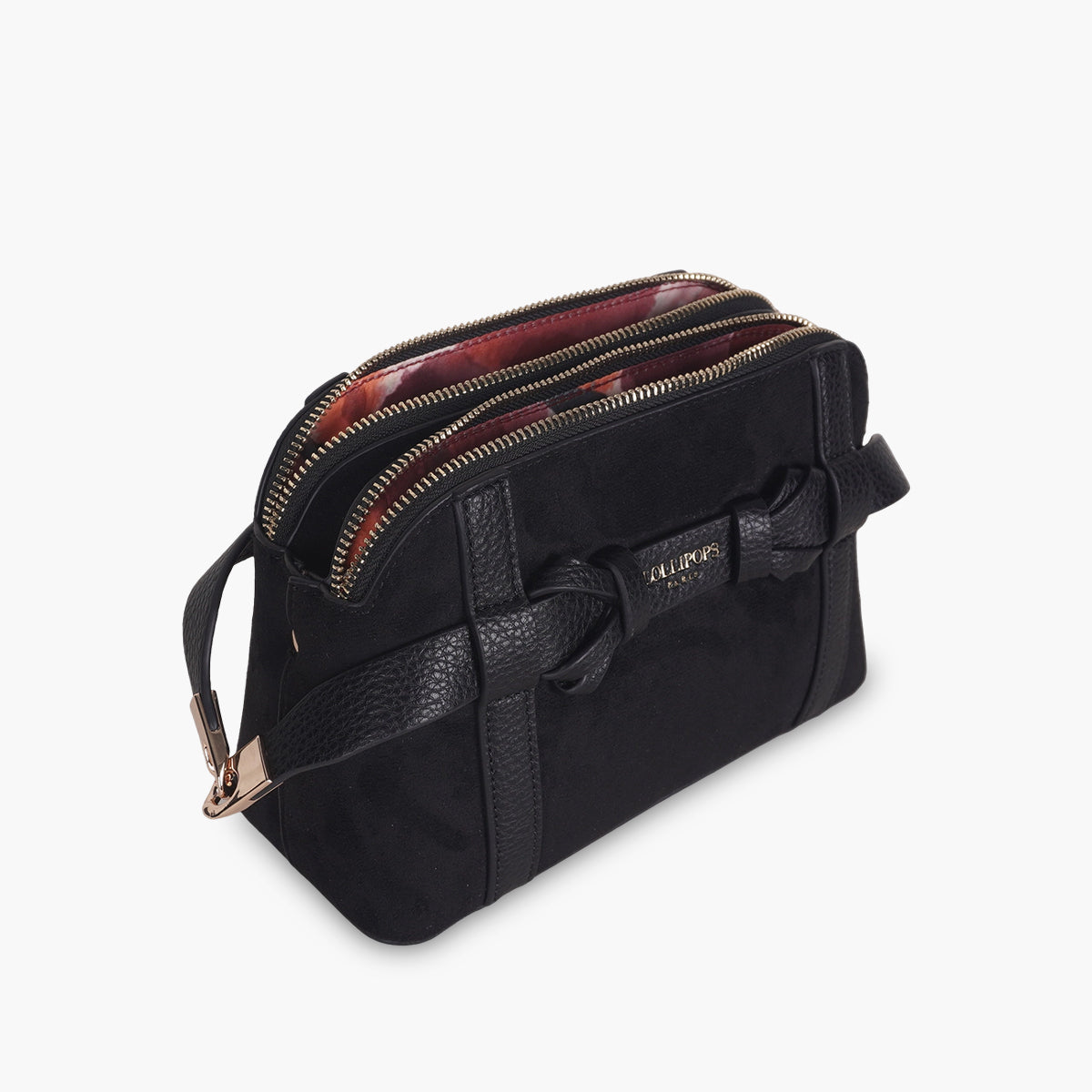 Petit sac multi poches noir Taja