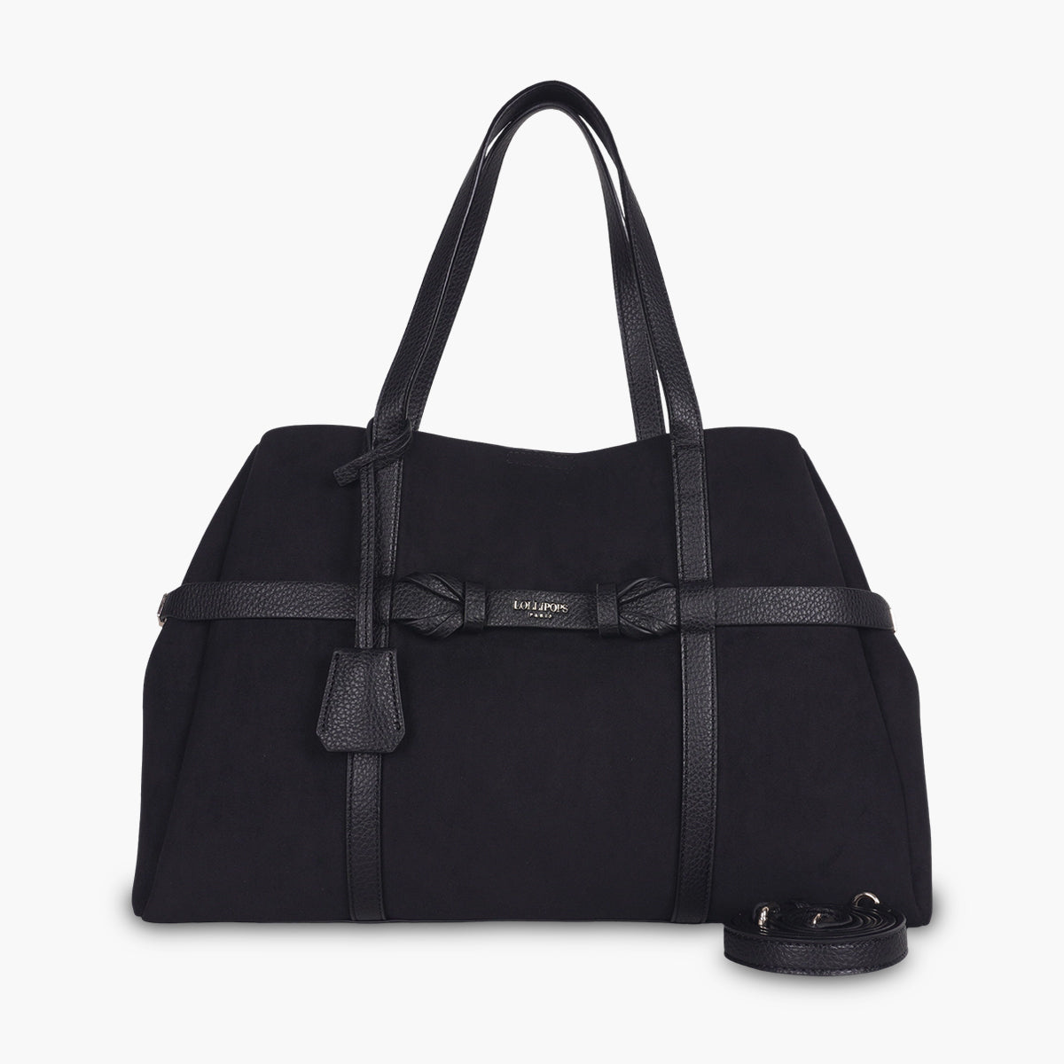 Grand sac shopper noir Taja