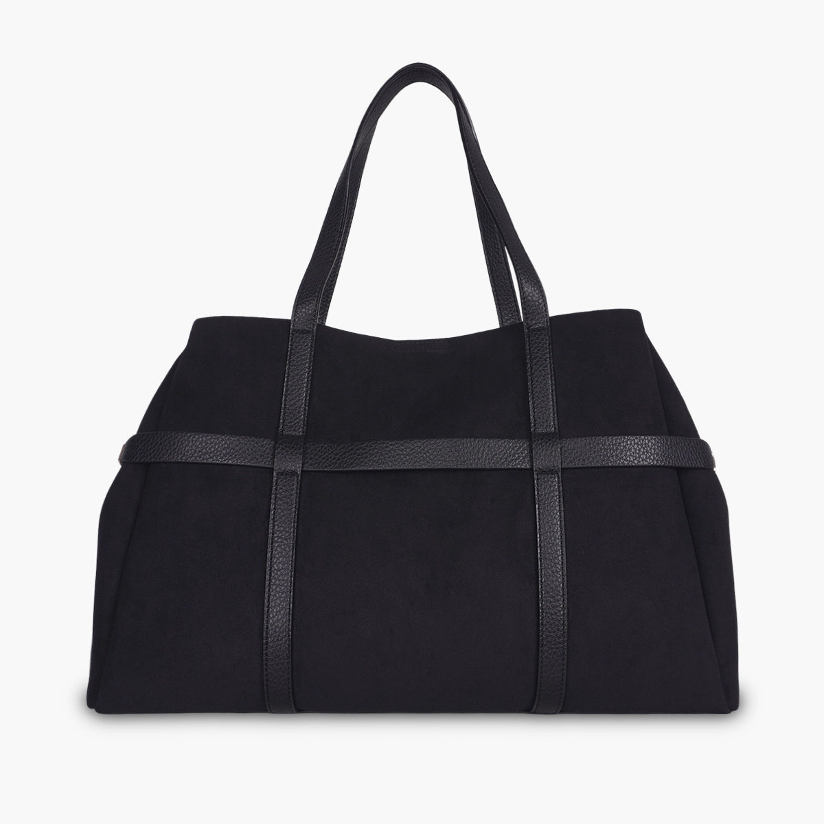 Grand sac shopper noir Taja