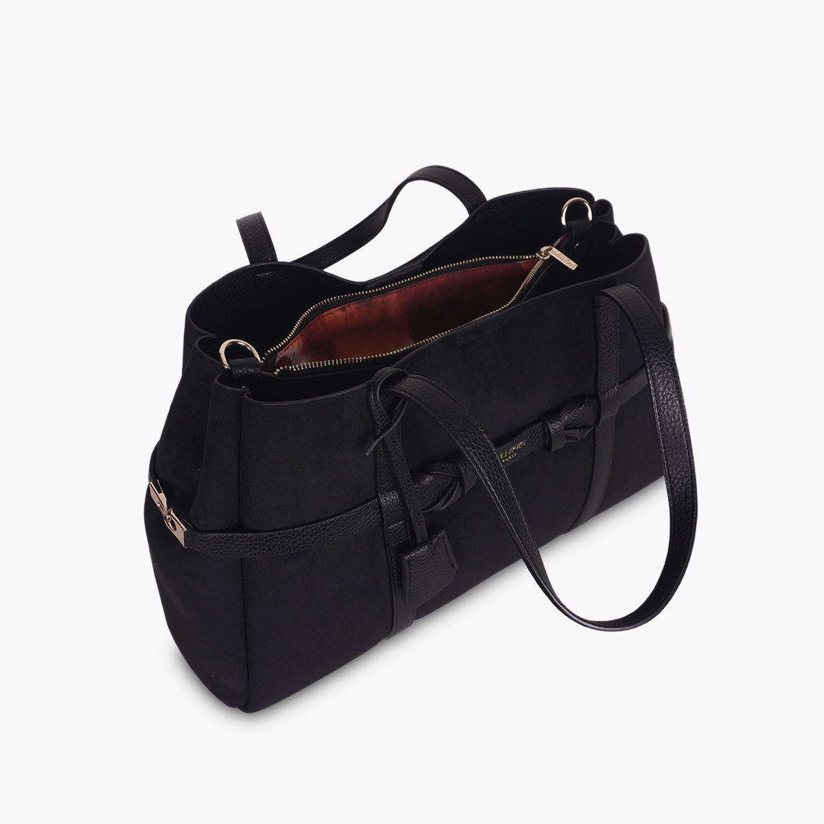 Grand sac shopper noir Taja
