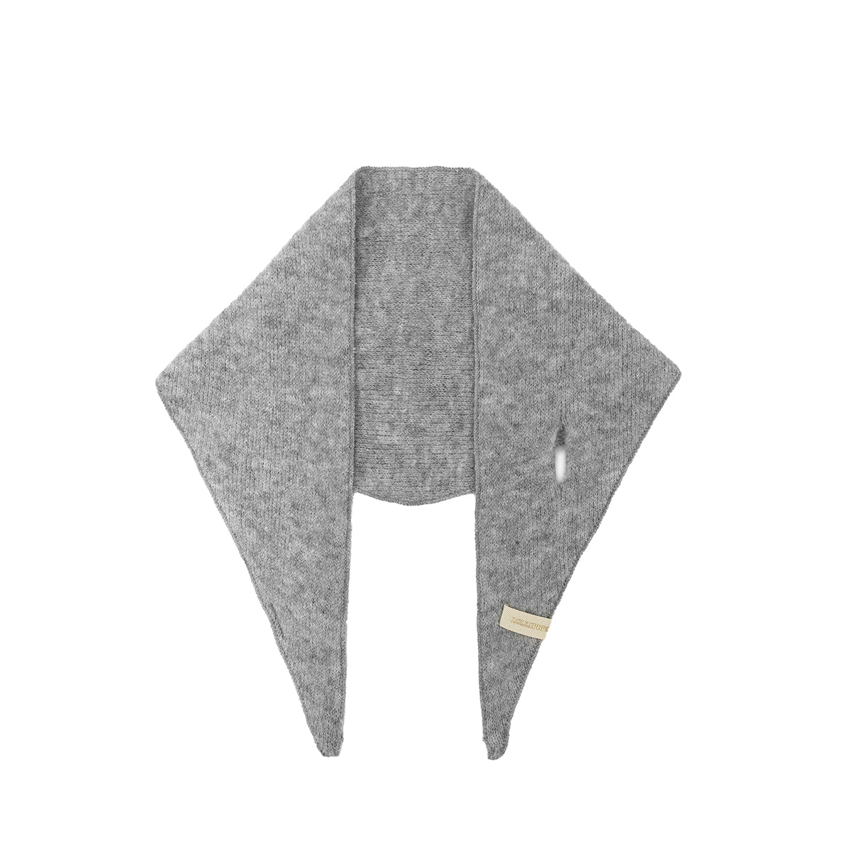 Foulard triangulaire gris Taluna