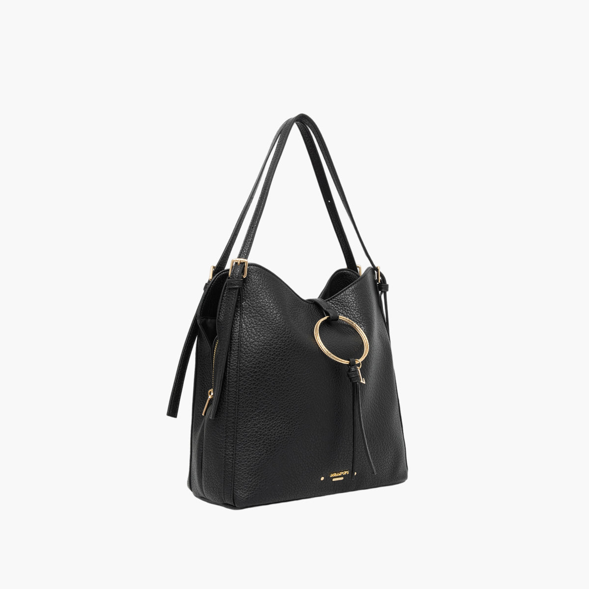 Sac shopper noir Tatjana