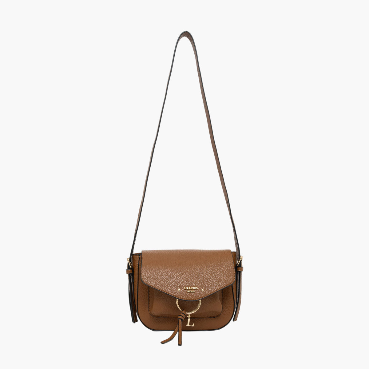 Sac porté épaule camel Tatjana