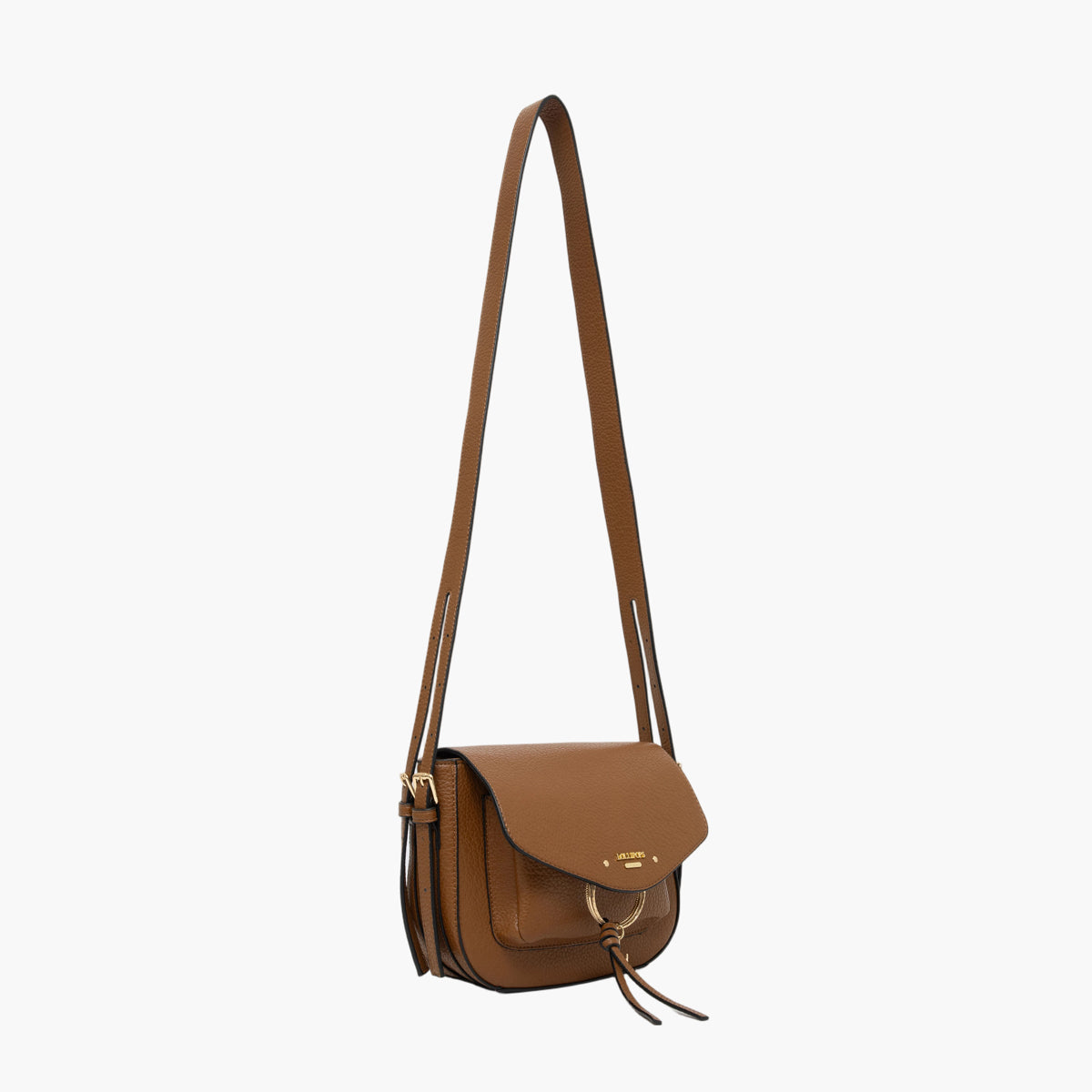 Sac porté épaule camel Tatjana