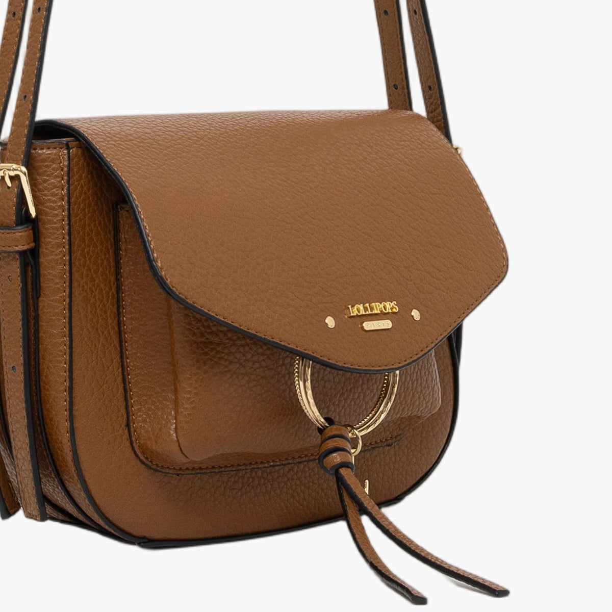 Sac porté épaule camel Tatjana