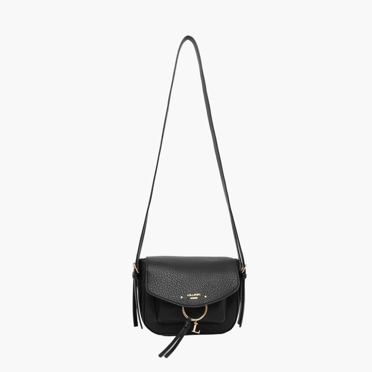 Sac porté épaule noir Tatjana