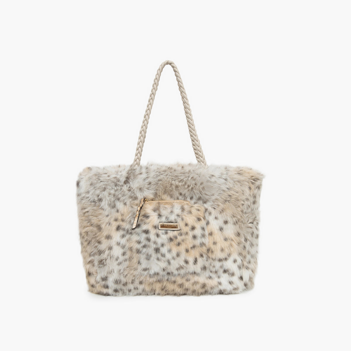 Grand sac shopper ivoire Tigra