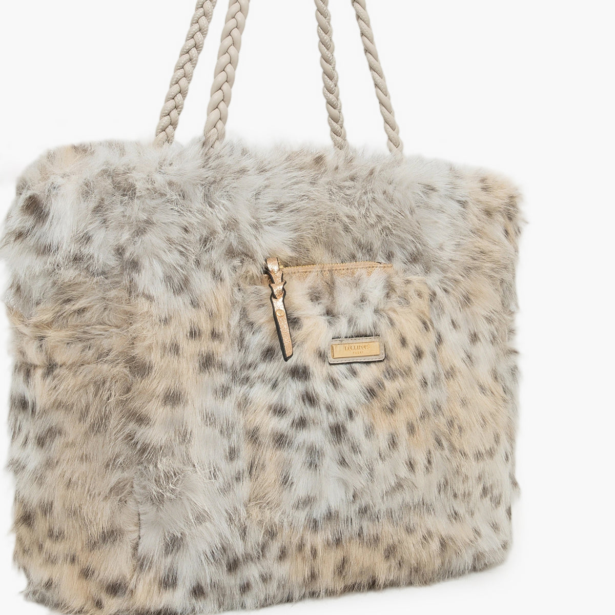 Grand sac shopper ivoire Tigra