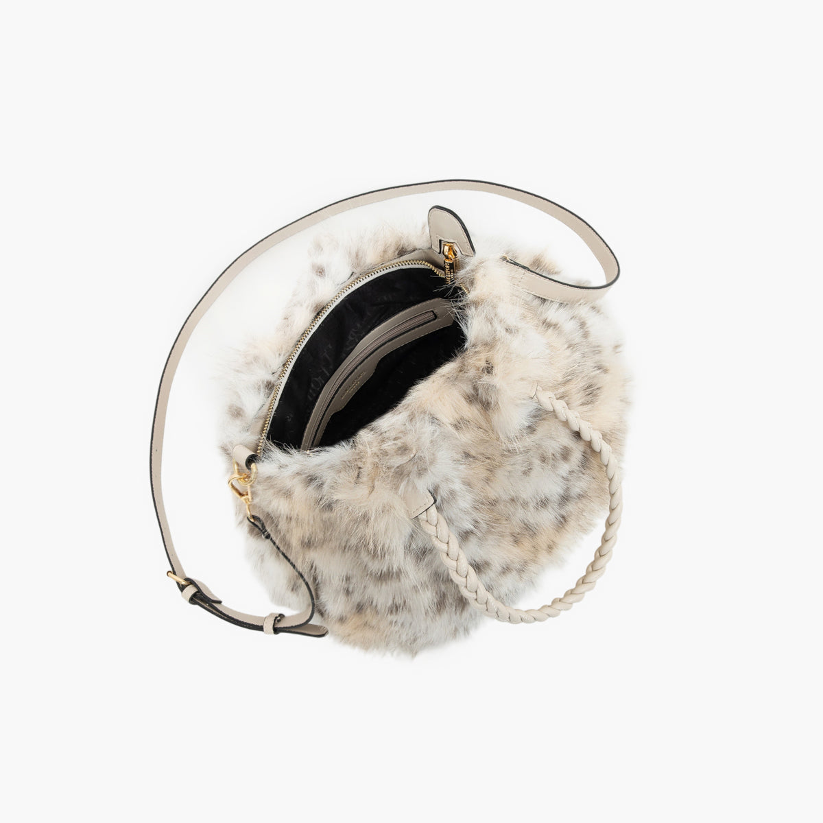 Sac shopper ivoire Tigra