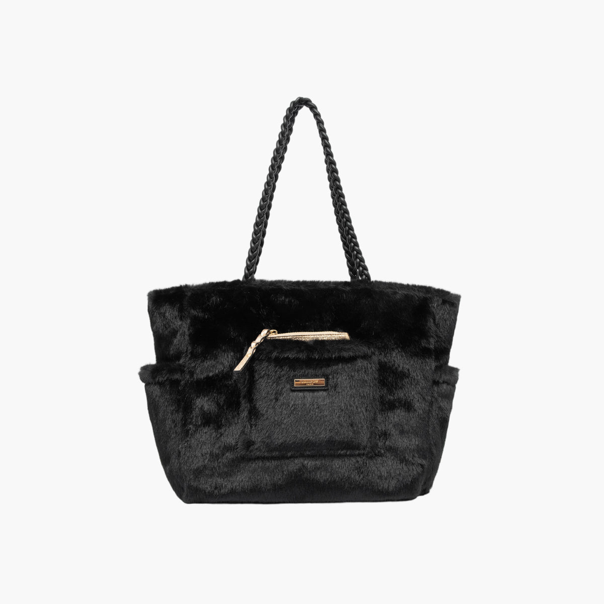 Grand sac shopper noir Tigra