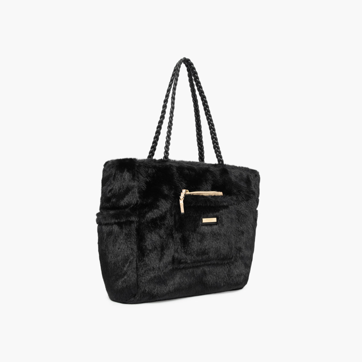 Grand sac shopper noir Tigra