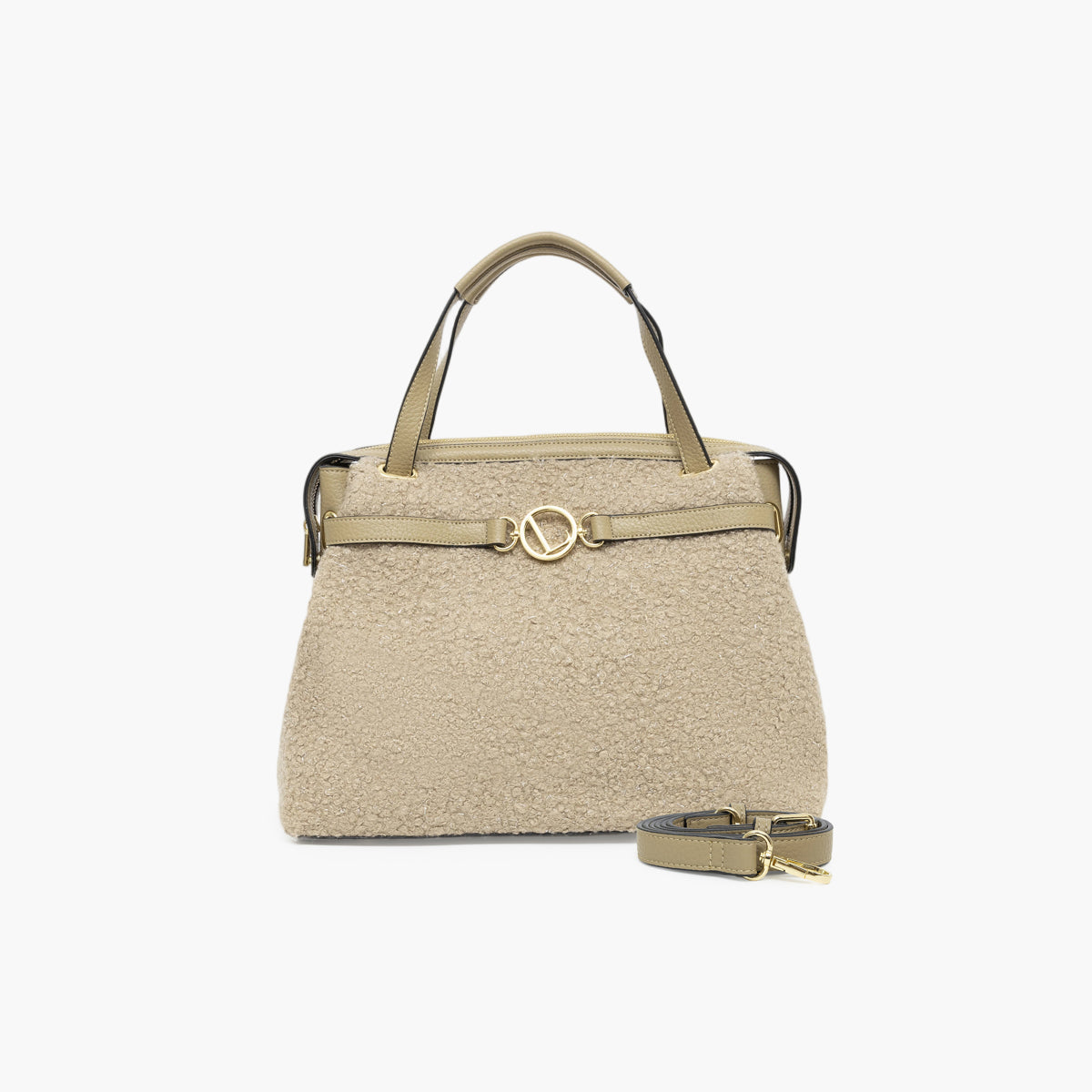 Grand sac shopper taupe Theresa