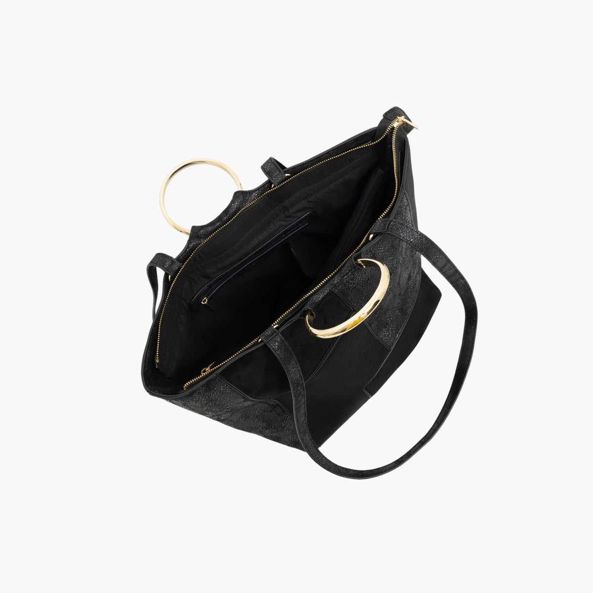 Grand sac shopper noir Trusty