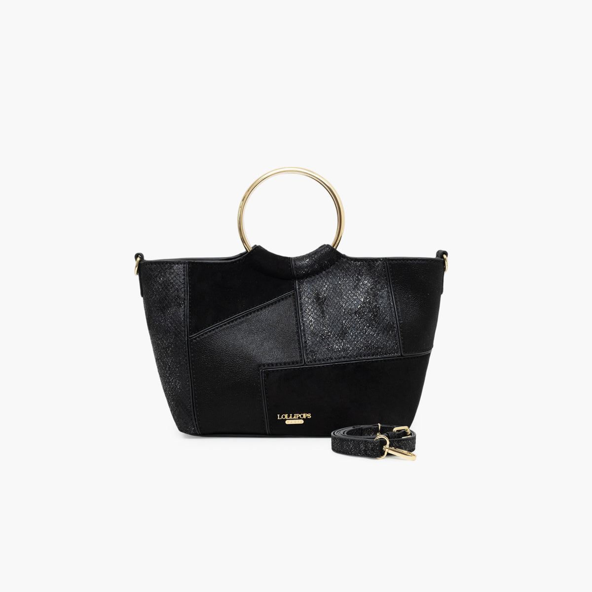 Petit sac shopper noir Trusty