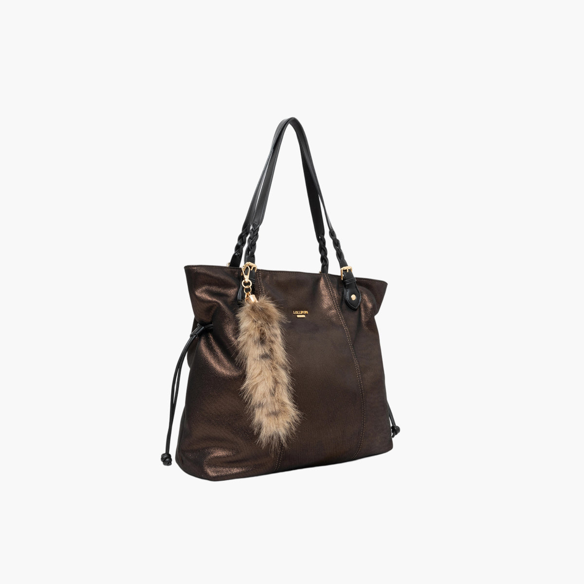 Grand sac shopper marron Tyler