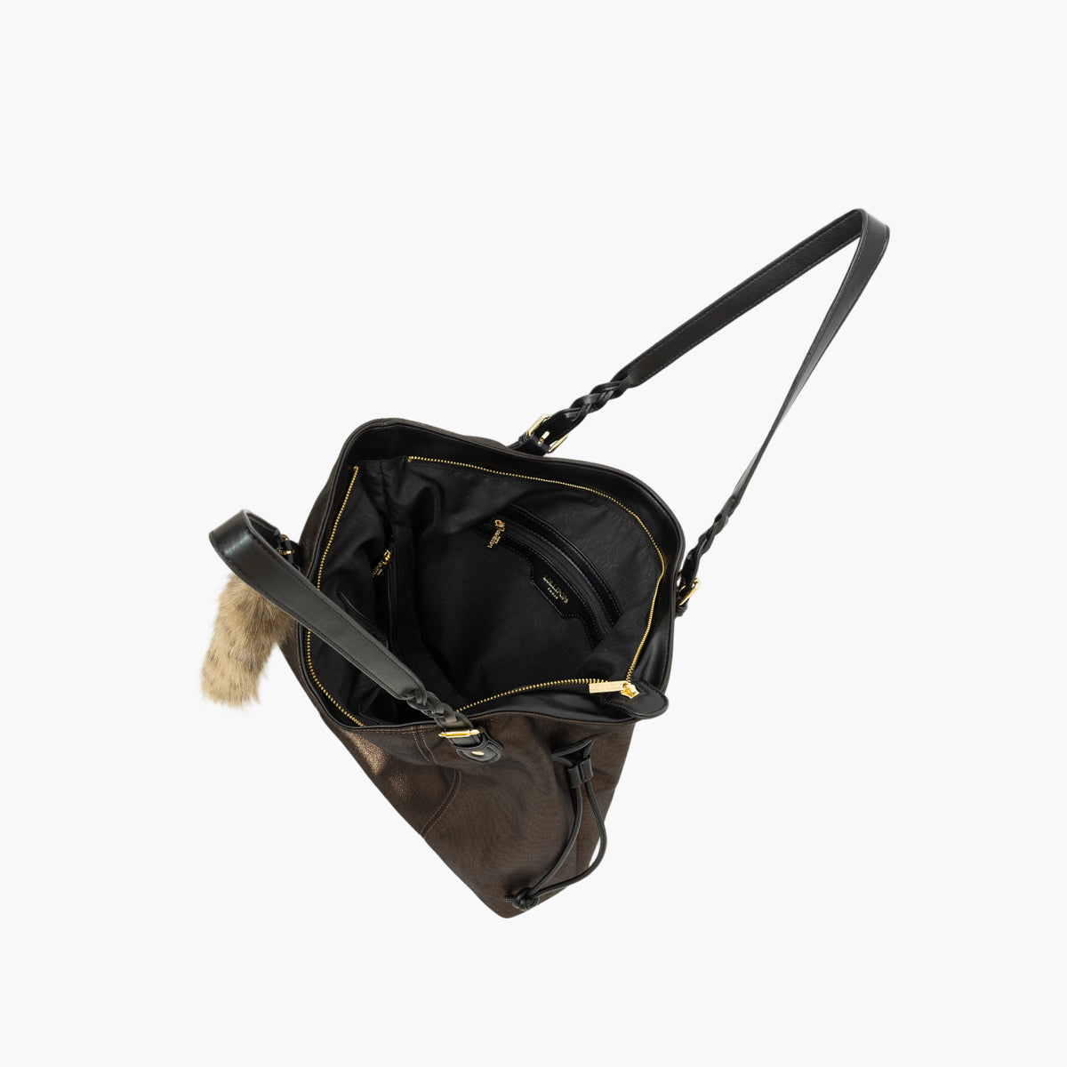 Grand sac shopper marron Tyler