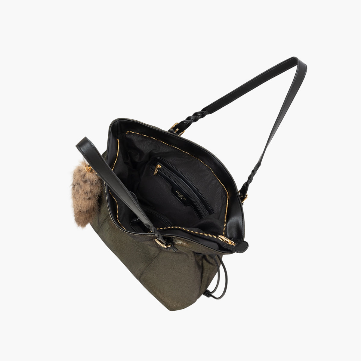 Grand sac shopper kaki Tyler
