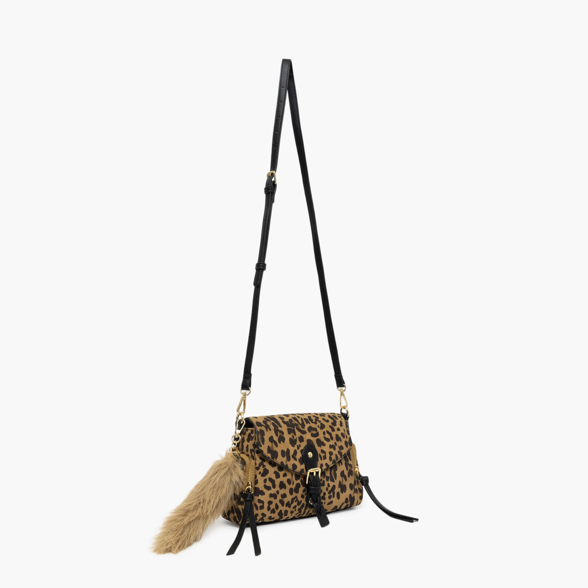 Petit sac porté épaule léopard Tyler