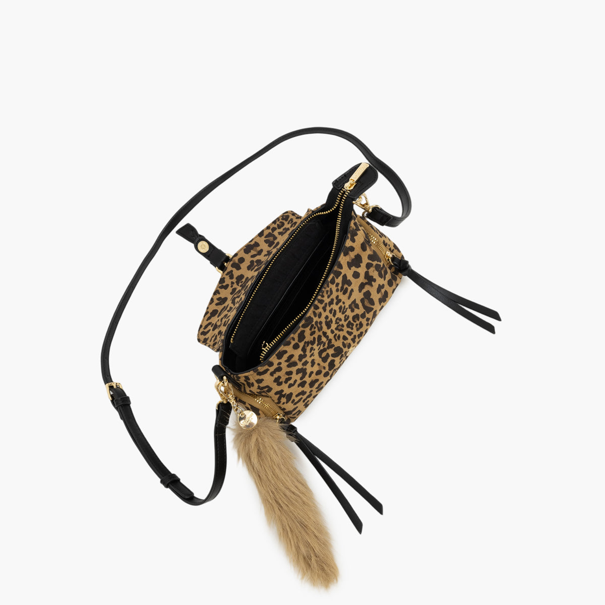 Petit sac porté épaule léopard Tyler