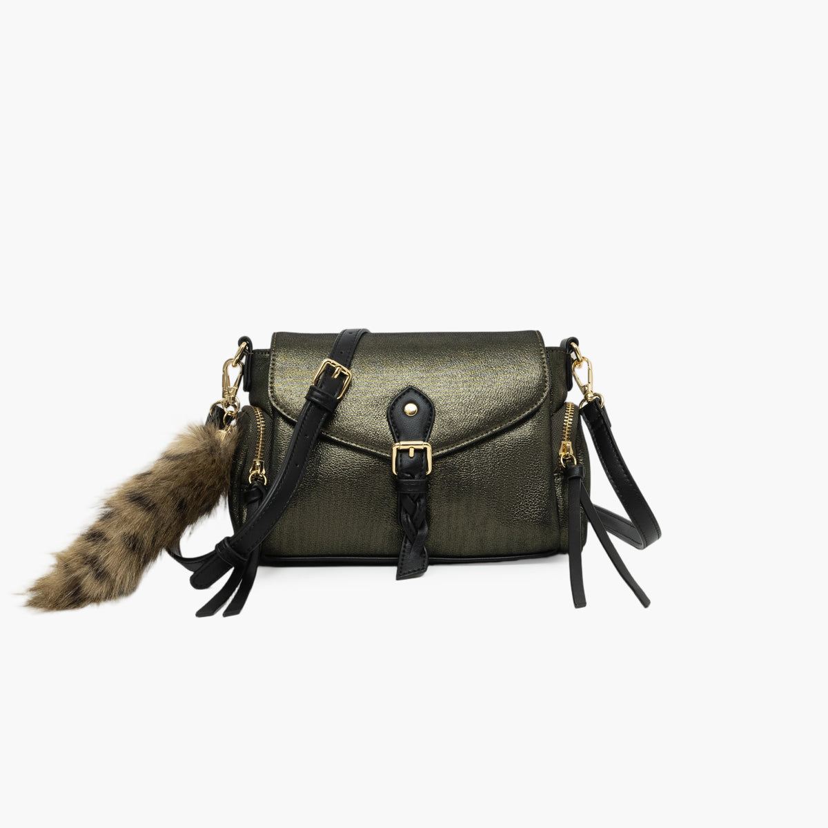 Petit sac porté épaule kaki Tyler