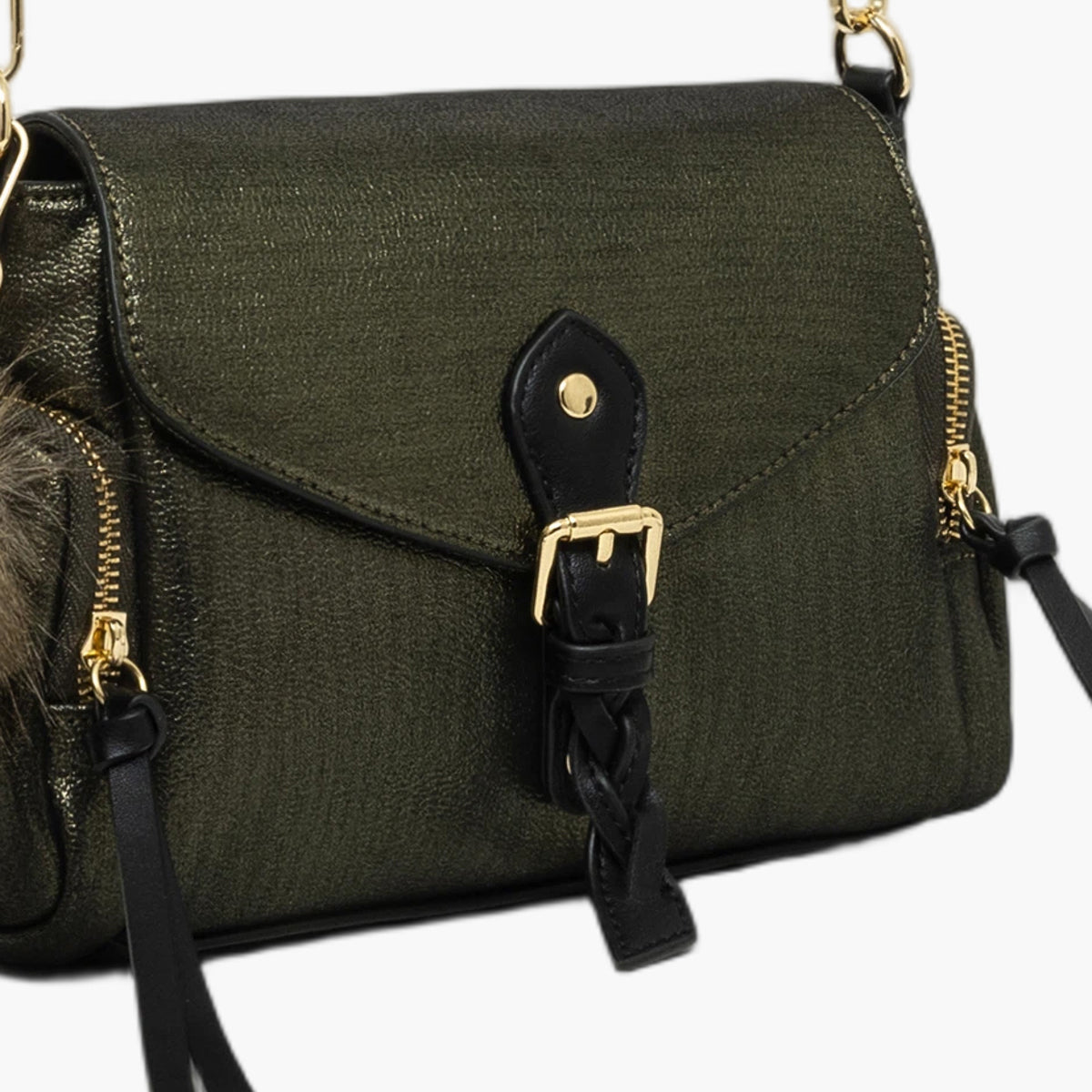 Petit sac porté épaule kaki Tyler