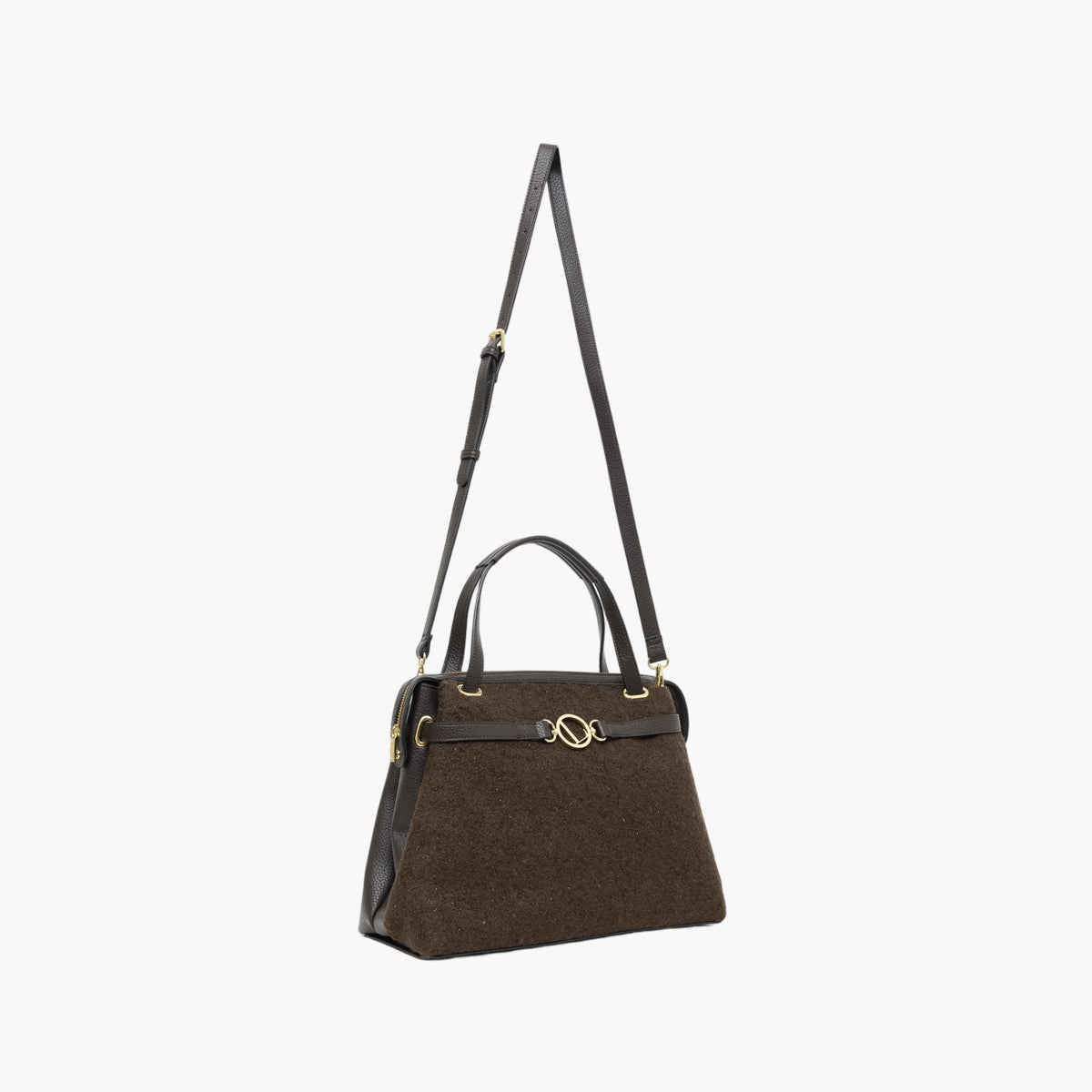 Grand sac shopper marron Theresa